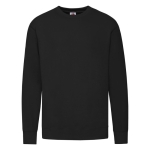 Sweater Lightweight aus Materialmix, 240 g/m2, Fruit Of The Loom farbe schwarz erste Ansicht