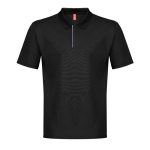 Technisches Herren Polo aus recyceltem Polyester, 180 g/m2 farbe schwarz