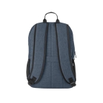 Rucksack aus RPET mit gepolstertem Tabletfach für 10,1” und PC 15,6” farbe blau dritte Ansicht