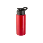 Sportflasche aus recyceltem Aluminium mit Flip-Top-Öffnung, 660 ml farbe rot