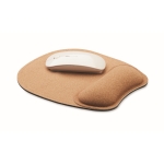 Ergonomisches Mauspad aus Kork mit rutschfester Unterseite farbe beige zweite Ansicht