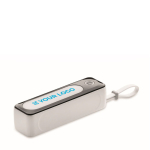 Powerbank mit Armband und USB-Kabel mit Typ-C-Stecker, 5.000 mAh Ansicht mit Druckbereich