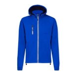 Softshell-Jacke mit hohem Kragen mit Mikrofleece-Innenseite, 300 g/m2 farbe blau erste Ansicht