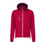 Softshell-Jacke mit hohem Kragen mit Mikrofleece-Innenseite, 300 g/m2 farbe rot erste Ansicht