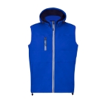 Softshell-Weste mit hohem Kragen und Mikrofleece-Innenseite, 300 g/m2 farbe blau erste Ansicht