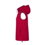 Softshell-Weste mit hohem Kragen und Mikrofleece-Innenseite, 300 g/m2 farbe rot zweite Ansicht