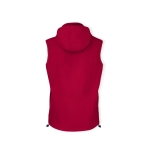 Softshell-Weste mit hohem Kragen und Mikrofleece-Innenseite, 300 g/m2 farbe rot dritte Ansicht