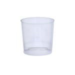 Kleiner wiederverwendbarer Plastikbecher, transparent, 330 ml farbe transparent erste Ansicht