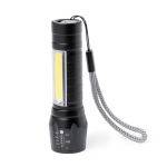 Wiederaufladbare Taschenlampe mit 1 LED-Licht und 10 COB-Lichtern zweite Ansicht