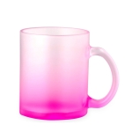 Glasbecher mit mattem Finish in durchscheinenden Farben, 350 ml farbe pink erste Ansicht