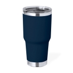 Doppelwandiger Edelstahlbecher, frei von BPA, 590 ml farbe marineblau erste Ansicht