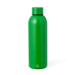 Flasche aus recyceltem Edelstahl in Metallic-Farben, 500 ml farbe grün erste Ansicht