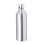 Flasche aus recyceltem Aluminium im matten Finish und Karabiner, 800ml zweite Ansicht