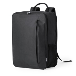 Ausziehbarer Laptop-Rucksack aus RPET und Trolleyhalter, 15” dritte Ansicht