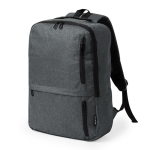 Laptop-Rucksack aus RPE mit 3 Vordertaschen, 15'' farbe grau erste Ansicht