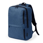 Laptop-Rucksack aus RPE mit 3 Vordertaschen, 15'' farbe marineblau erste Ansicht