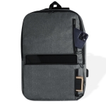 Laptop-Rucksack aus RPE mit 3 Vordertaschen, 15'' dritte Ansicht