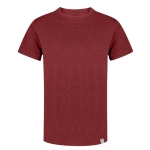 T-Shirt aus recycelter Baumwolle und RPET in Grundfarben, 150 g/m2 farbe rot erste Ansicht