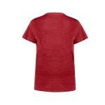 T-Shirt aus recycelter Baumwolle und RPET für Damen, 150 g/m2 farbe rot vierte Ansicht