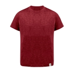 T-Shirt aus recycelter Baumwolle und RPET für Kinder, 150 g/m2 farbe rot erste Ansicht