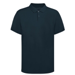 Unisex-Poloshirt aus 100 % gekämmter Baumwolle mit 2 Knöpfen, 220 g/m2 farbe marineblau erste Ansicht