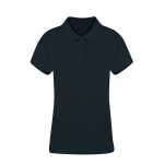 Damen-Poloshirt aus 100 % gekämmter Baumwolle mit 2 Knöpfen, 220 g/m2 farbe ultramarinblau erste Ansicht