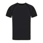 Technisches T-Shirt aus 100 % atmungsaktivem Polyester, 135 g/m2 farbe schwarz erste Ansicht