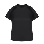 Technisches Damen-T-Shirt aus 100 % atmungsaktivem Polyester, 135 g/m2 farbe schwarz erste Ansicht