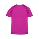 Technisches Damen-T-Shirt aus 100 % atmungsaktivem Polyester, 135 g/m2 farbe pink vierte Ansicht