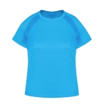 Technisches Damen-T-Shirt aus 100 % atmungsaktivem Polyester, 135 g/m2 farbe hellblau erste Ansicht