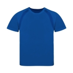 Technisches Kinder-T-Shirt aus 100 % atmungsaktivem Polyester, 135 g/m2 farbe blau erste Ansicht