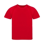 Technisches Kinder-T-Shirt aus 100 % atmungsaktivem Polyester, 135 g/m2 farbe rot erste Ansicht