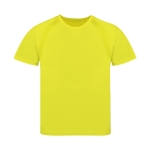 Technisches Kinder-T-Shirt aus 100 % atmungsaktivem Polyester, 135 g/m2 farbe gelb erste Ansicht