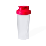 Transparenter Shaker mit farbigem Schraubverschluss und Filter, 800 ml farbe rot erste Ansicht