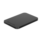 Magnetische Powerbank aus recyceltem Aluminium, 3.000 mAh farbe schwarz Ansicht 11