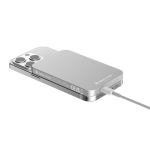 Magnetische Powerbank mit schneller Aufladung und Magnet, 5.000 mA farbe silber zehnte Ansicht