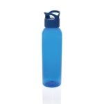 Flasche aus RPET mit Schraubverschluss, 650 ml farbe blau