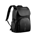 PC-Rucksack aus RPET mit Diebstahlschutz bedruckt, 16” farbe schwarz