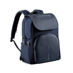 PC-Rucksack aus RPET mit Diebstahlschutz bedruckt, 16” farbe marineblau