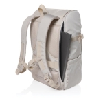 Multifunktionsrucksack für das Wochenende mit Laptopfach, 15,6” farbe beige fünfte Ansicht