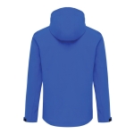 Herren Softshell-Jacke Casual Fit mit Logo bedrucken, Iqoniq, 300 g/m2 farbe köngisblau Ansicht mit Logo