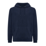 Unisex Sweatshirt aus recycelter Baumwolle Casual Fit, Iqoniq, 240g/m2 farbe marineblau dritte Ansicht