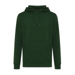 Unisex Sweatshirt aus recycelter Baumwolle Slim Fit, Iqoniq, 280 g/m2 farbe dunkelgrün