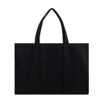 Tasche aus recyceltem Canvas mit diebstahlsicherem Fach, 400 g/m2 farbe schwarz