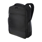 Wasserabweisender Laptop-Rucksack aus recyceltem Polyester, 15,6” farbe schwarz