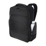 Wasserabweisender Laptop-Rucksack aus recyceltem Polyester, 15,6” farbe schwarz zweite Ansicht