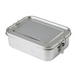 Große Lunchbox aus Edelstahl mit Trennwand, 1,2 L farbe silber 41603.75