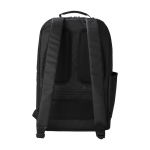 Rucksack aus wasserabweisendem Polyester mit Anti-Diebstahl-Tasche farbe schwarz