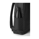 Rucksack aus wasserabweisendem Polyester mit Anti-Diebstahl-Tasche farbe schwarz fünfte Ansicht