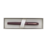 Monochromer Metallic-Tintenroller im Etui mit schwarzer Parker-Tinte farbe bordeaux dritte Ansicht